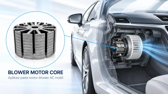 1. aplikasi blower Motor COre